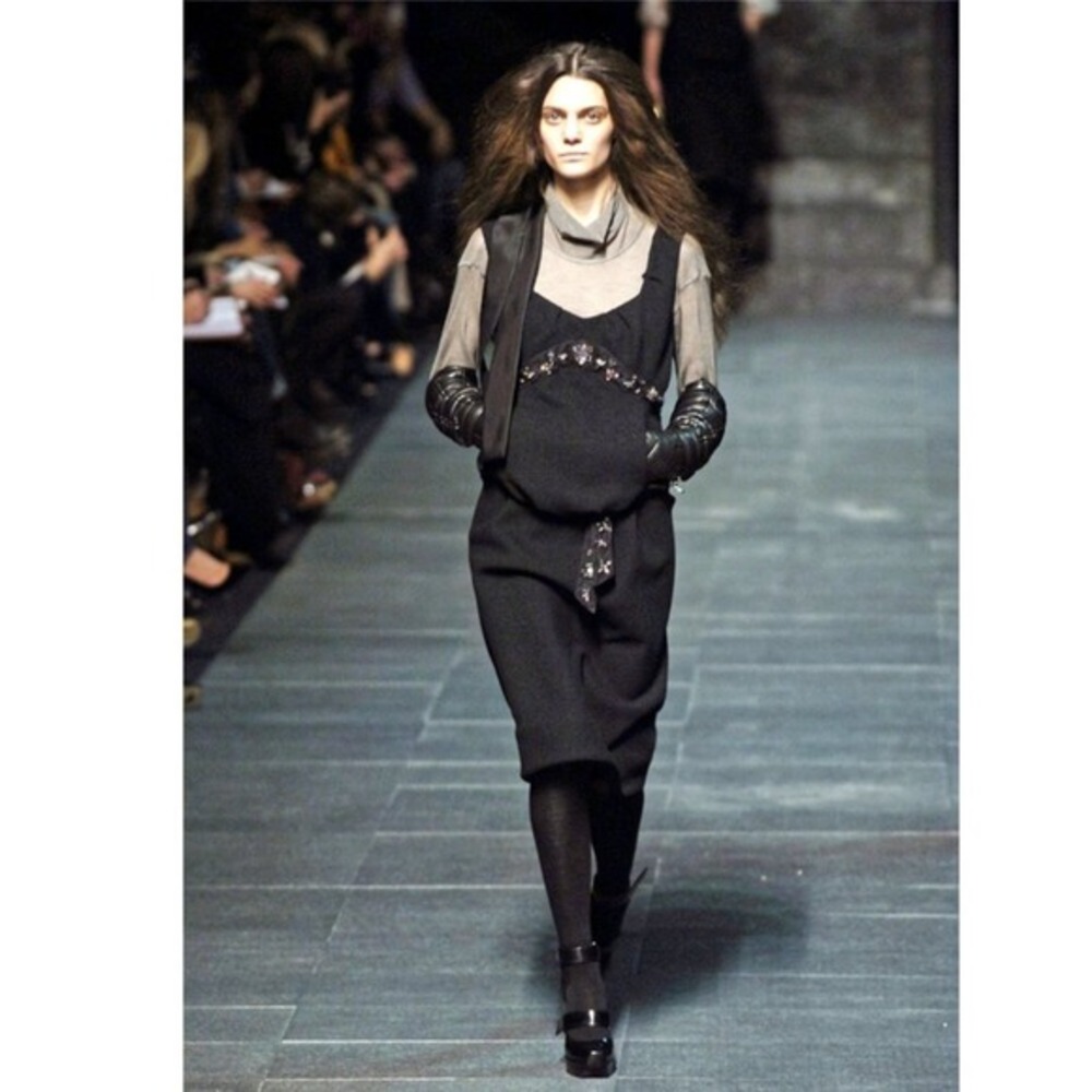 Louis Vuitton Black Leather Platform Heels Sandals EU 38.5‎ - Picture 2 of 10